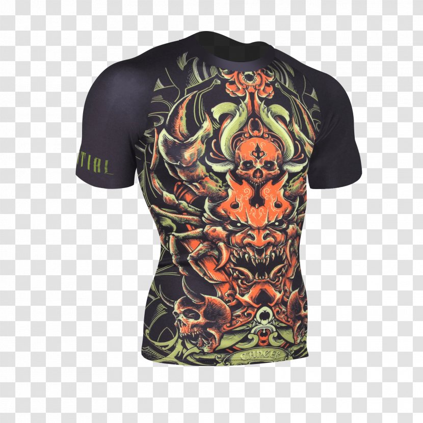 T-shirt Rash Guard Brazilian Jiu-jitsu Gi Cycling Jersey - Top - Skin Transparent PNG