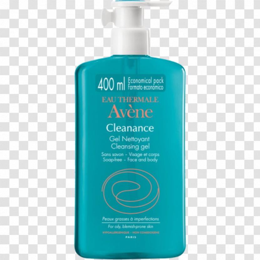Lotion Avène Cleanance Cleansing Gel Cleanser Skin - Body Wash - Soap Transparent PNG