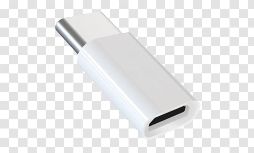Battery Charger USB-C Electrical Connector - Usbc - Simple White USB Adapter Transparent PNG
