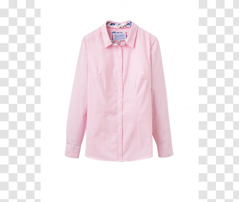 T-shirt Sleeve Online Shopping Clothing Top - Dress Shirt - Pink Strip Transparent PNG