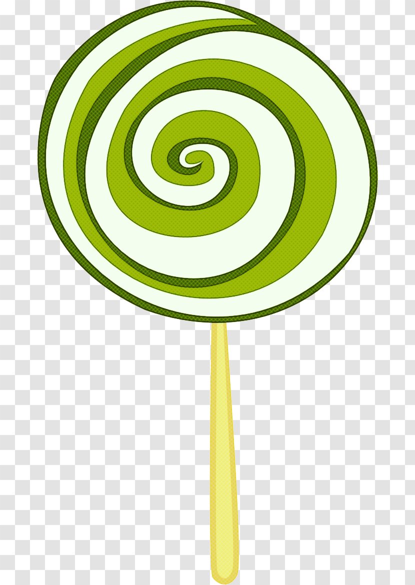 Stick Candy Lollipop Green Spiral Confectionery - Food Transparent PNG