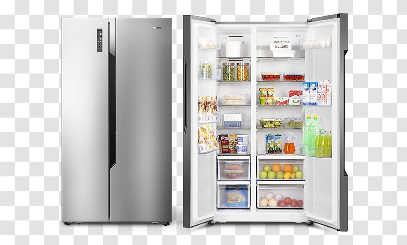 Refrigerator Hisense RC-67WS Auto-defrost Freezer SBS 518 Transparent PNG
