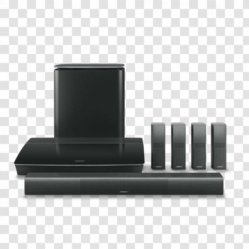 Home Theater Systems Bose Corporation 5.1 Entertainment Lifestyle 650 Surround Sound - Hi-fi Transparent PNG