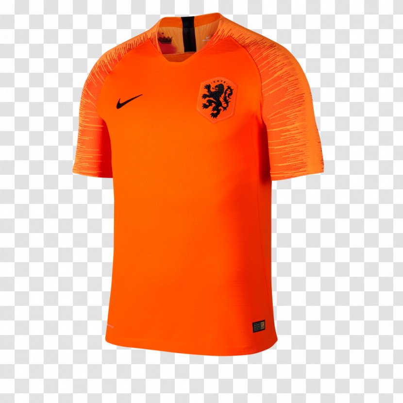 Netherlands National Football Team Soccer Jersey 2018 World Cup Tracksuit - T-shirt Transparent PNG