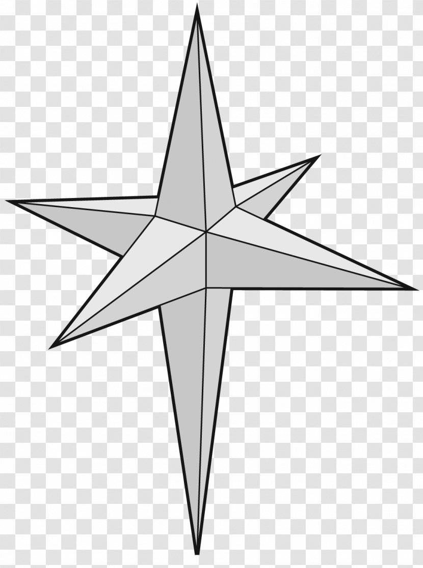 Moravian Star Five-pointed Drawing - Point - Three-dimensional Transparent PNG