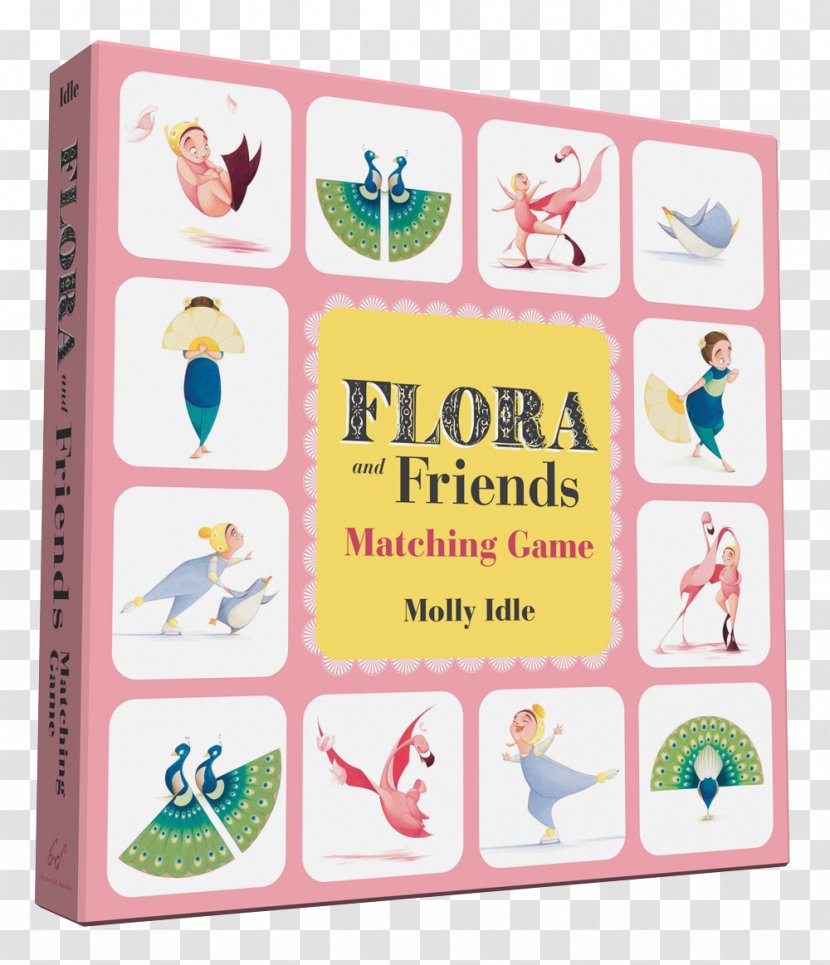 Flora And Friends Matching Game The Peacocks Flamingo Amazon.com - Text - Book Transparent PNG