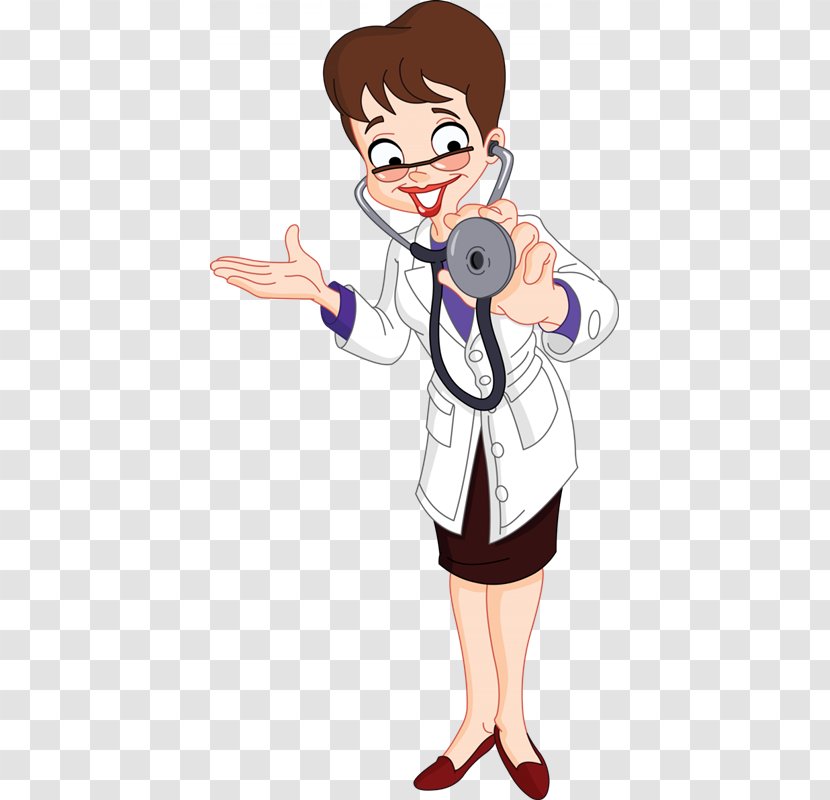 Physician Cartoon Stethoscope - Watercolor - Frame Transparent PNG