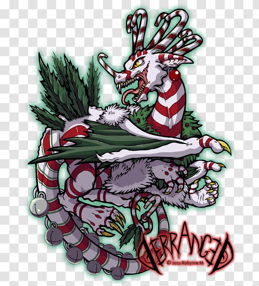 Christmas Tree Scalebound Santa Claus Dragon - Fictional Character - Bearded Dragons Transparent PNG
