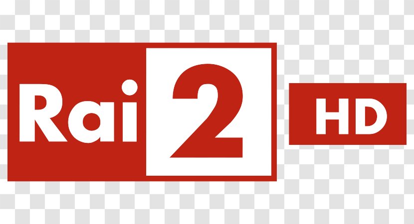 Rai 2 Television 4 Logo - Red - Text Transparent PNG