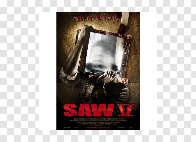 Mark Hoffman Jigsaw Film Poster - Chainsaw Horror Transparent PNG