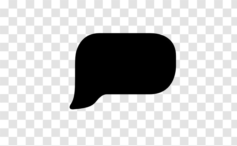 Rectangle Line - Black M - Message Box Transparent PNG