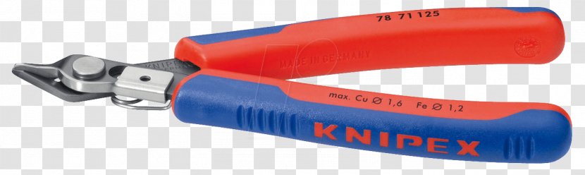 Knipex Diagonal Pliers Hand Tool - Kraftseitenschneider Transparent PNG