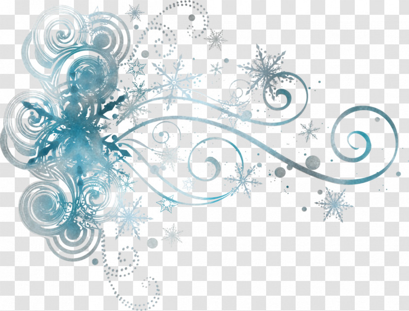 Aqua Turquoise Teal Ornament Pattern Transparent PNG