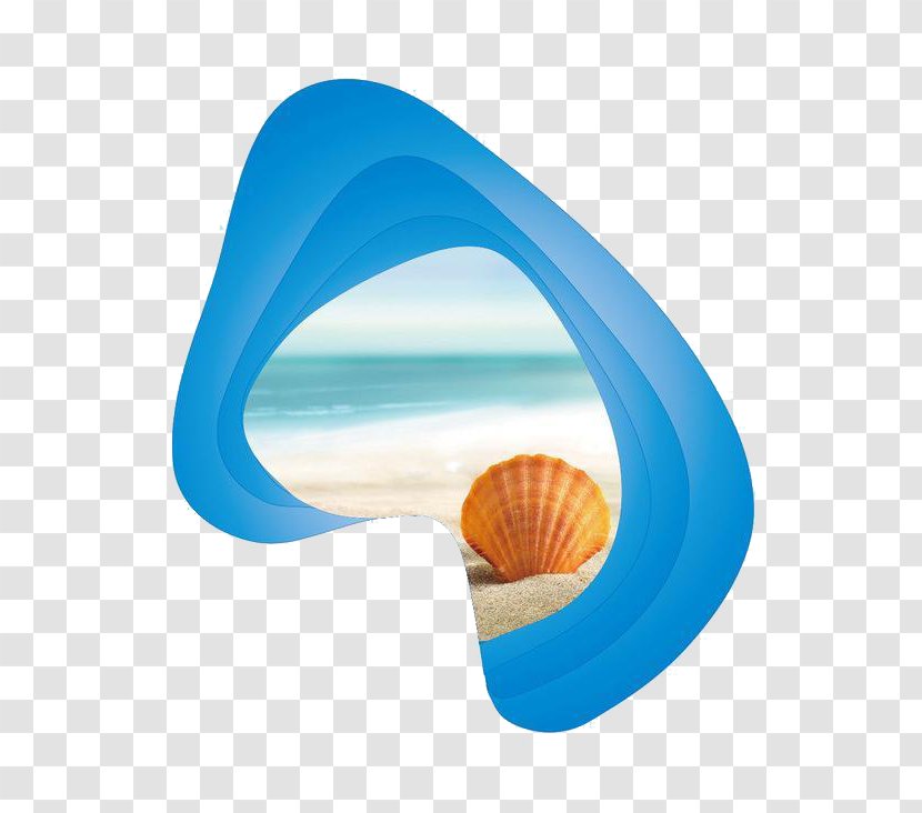 Sandy Beach Of La Concha Shell - Silhouette Transparent PNG