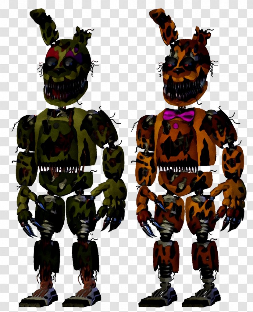 Five Nights At Freddy's 4 Minecraft Nightmare Image - Spring - Animatronics Transparent PNG