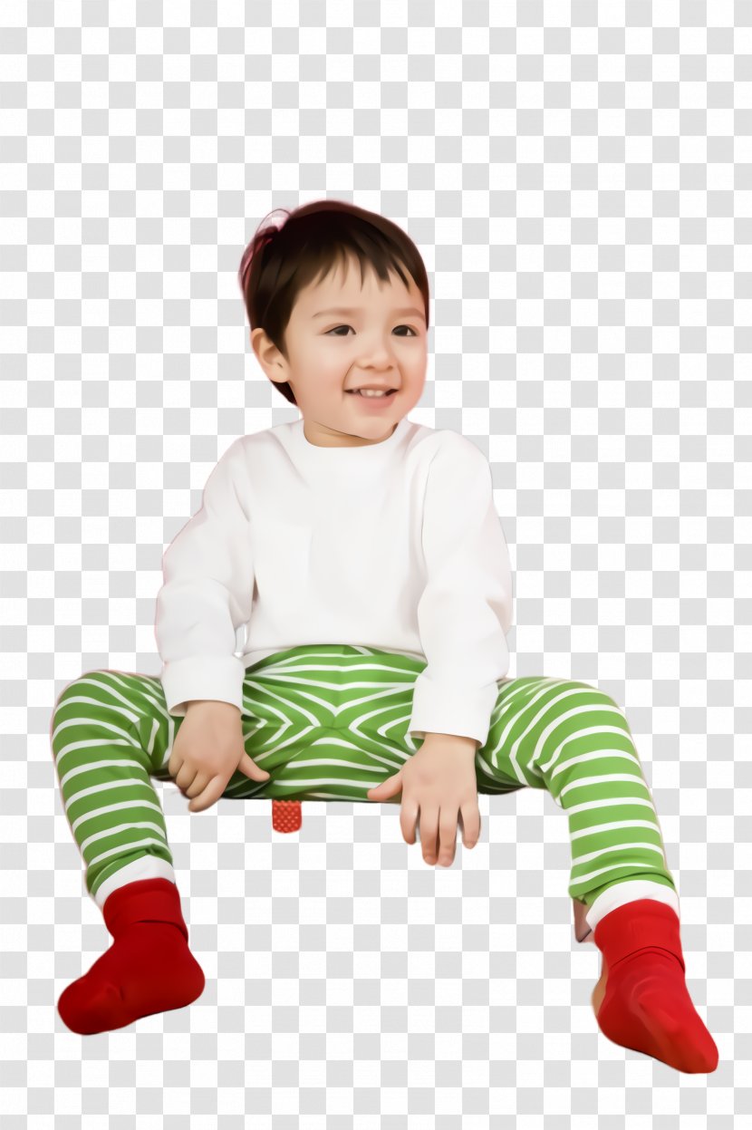 Child Toddler Sitting Play Baby - Crawling - Christmas Sleeve Transparent PNG