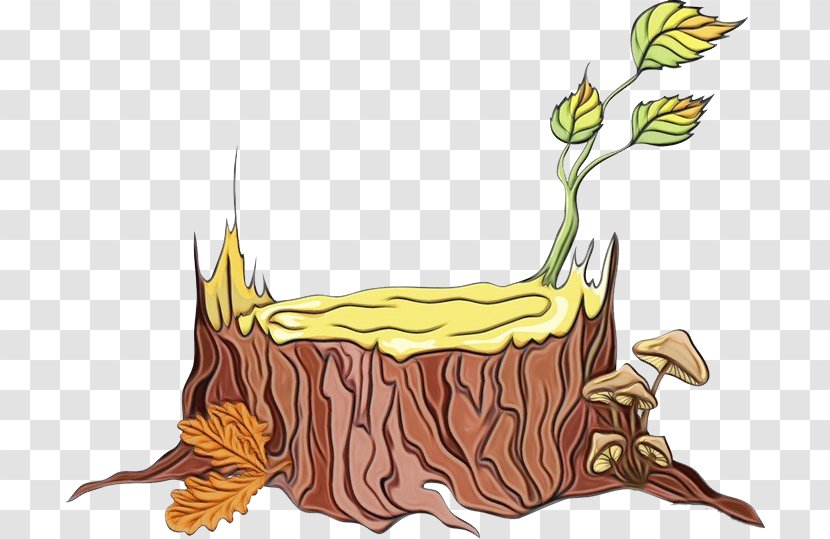 Tree Stump - Flower - Wildflower Vegetarian Food Transparent PNG