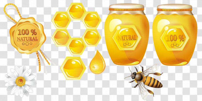 Honey Bee Honeycomb - Theme Transparent PNG