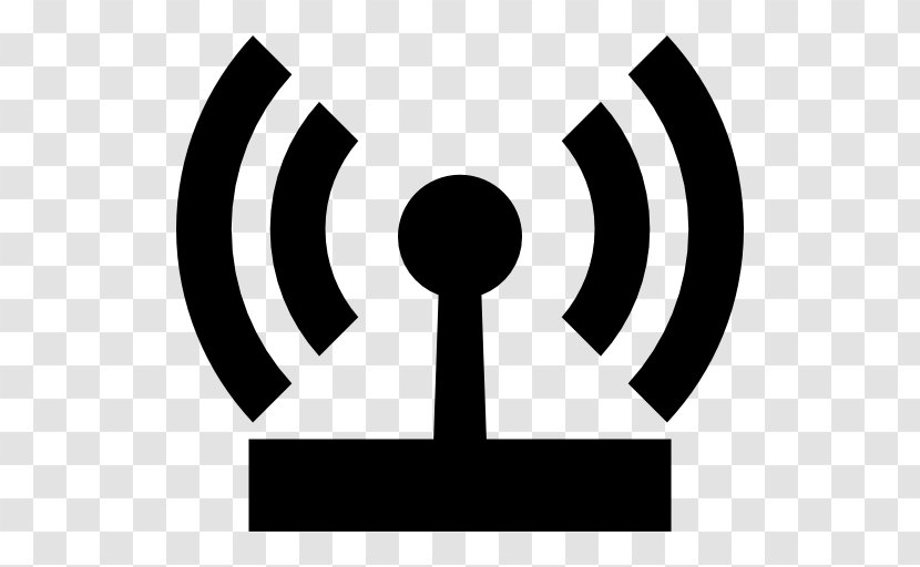 Wi-Fi Wireless Network - Logo - Monochrome Photography Transparent PNG