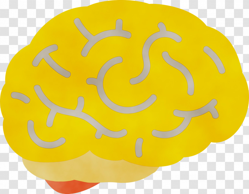 Circle Yellow Font Meter Brain Transparent PNG
