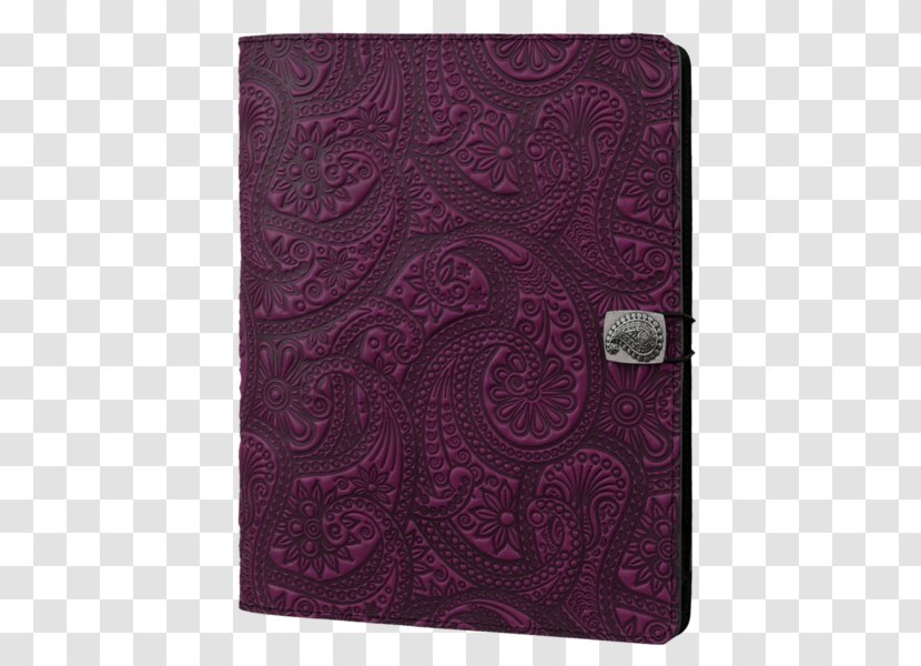 Paisley Product - Magenta - Leather Cover Transparent PNG