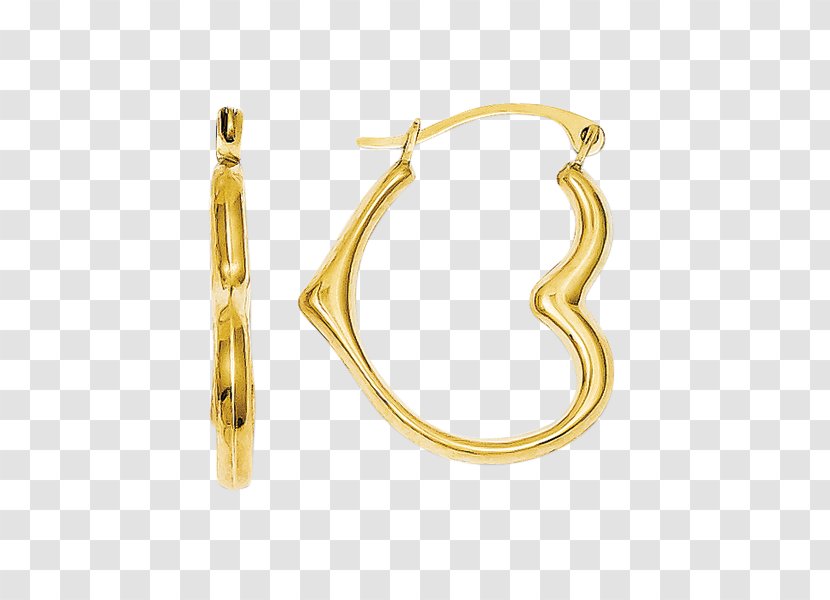 Earring Kreole Jewellery Gold - Hoop Transparent PNG