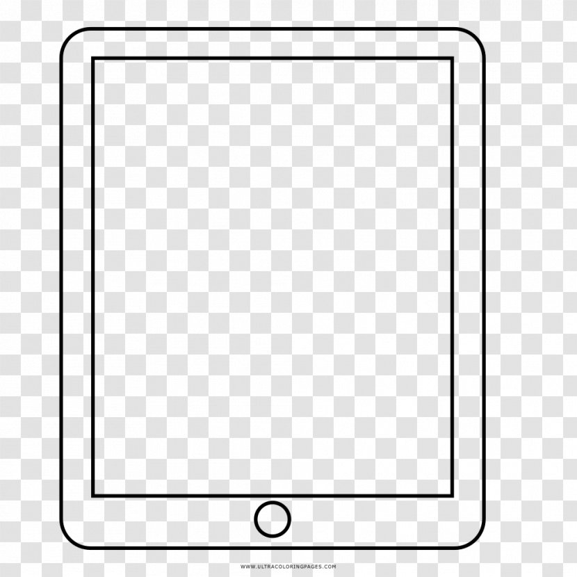 IPad Drawing Touchscreen IPhone - Silhouette - Ipad Transparent PNG