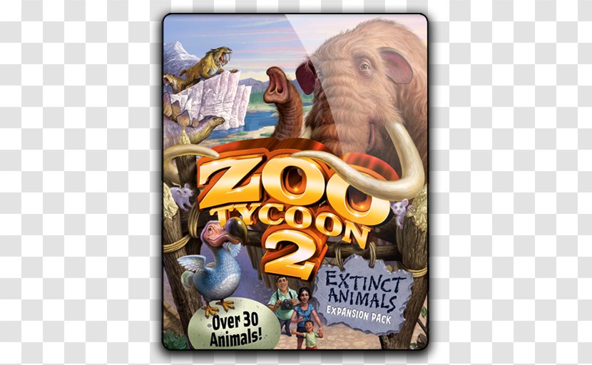 Zoo Tycoon 2: Marine Mania Extinct Animals Dino Danger Pack Video Game Expansion - 2 Transparent PNG