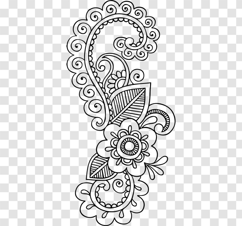 Flower Mandala Drawing Decorative Arts - Plant - Hindu Transparent PNG