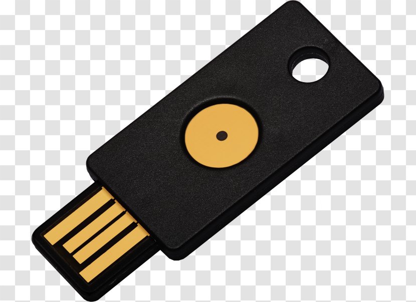 Security Token YubiKey Universal 2nd Factor Authentication - Multifactor - Key Transparent PNG