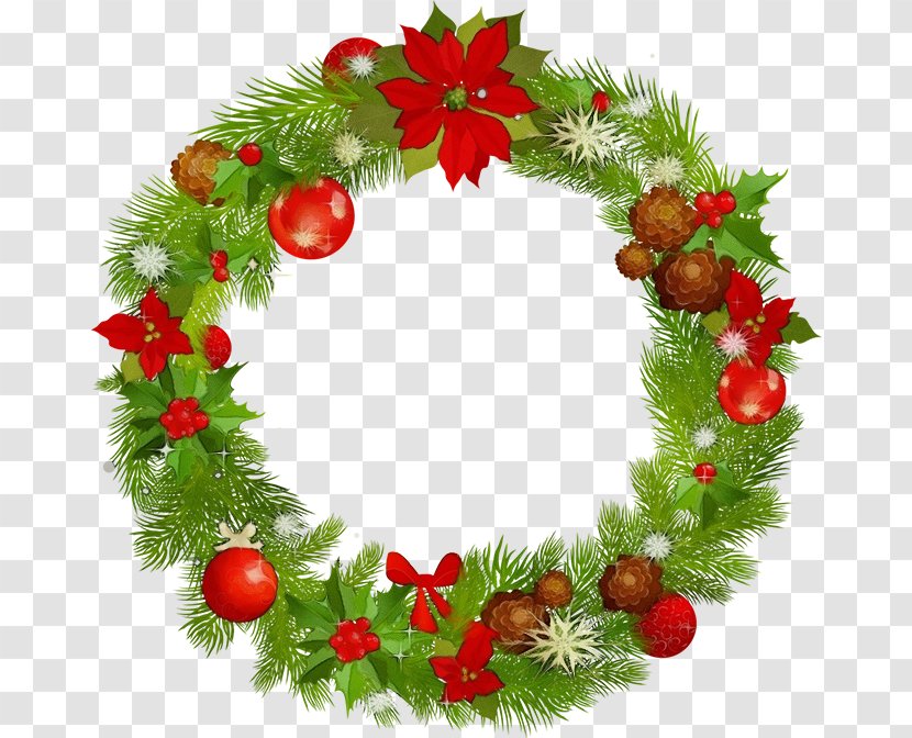 Christmas Decoration - Paint - Fir Evergreen Transparent PNG