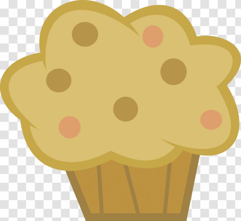 Derpy Hooves Rarity Muffin Cupcake Torte - Yellow Transparent PNG