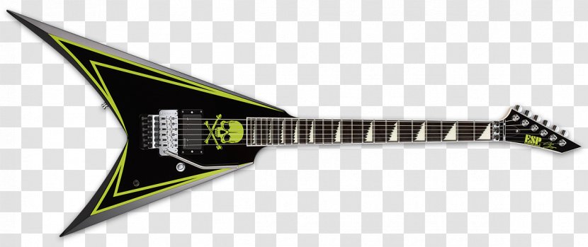 Jackson Rhoads Electric Guitar ESP Guitars Neck-through - Fingerboard - Greeny Transparent PNG