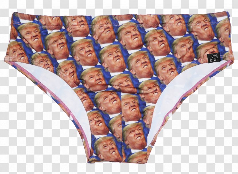 Trunks Clothing Swimsuit Crippled America United States - Frame - Donald Trump Face Mask Transparent PNG