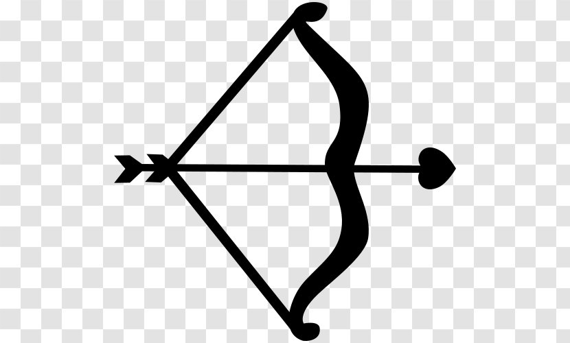 Cupid Arrow Symbol Heart - Black Transparent PNG