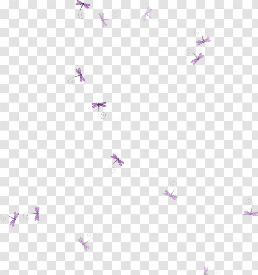 Angle Pattern - Lilac - Floating Purple Decorative Dragonfly Transparent PNG