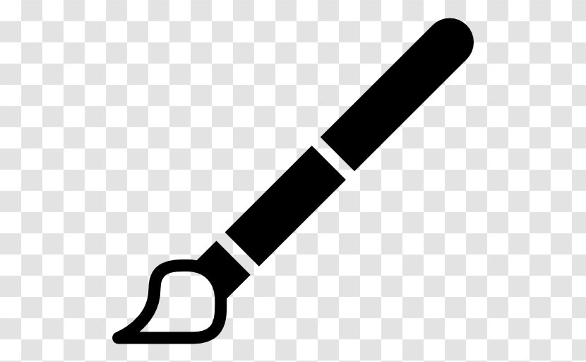 Paintbrush Clip Art - Black And White - Painting Transparent PNG