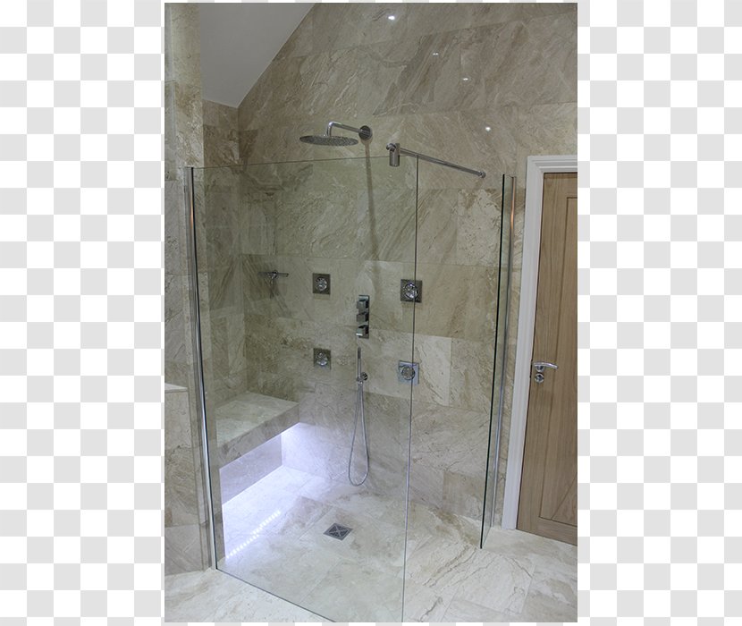 Shower Bathroom Marble Floor Wall - Plumbing Fixture Transparent PNG