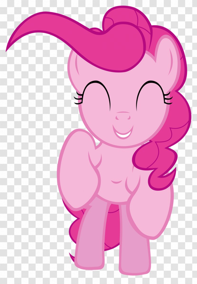 Pony Pinkie Pie Fourth Wall Horse - Heart - Watercolor Transparent PNG