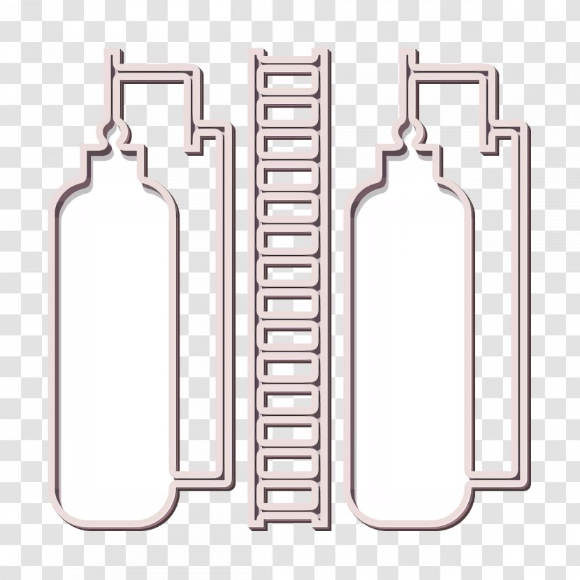 Factory Icon - Buildings - Gas Plastic Bottle Transparent PNG