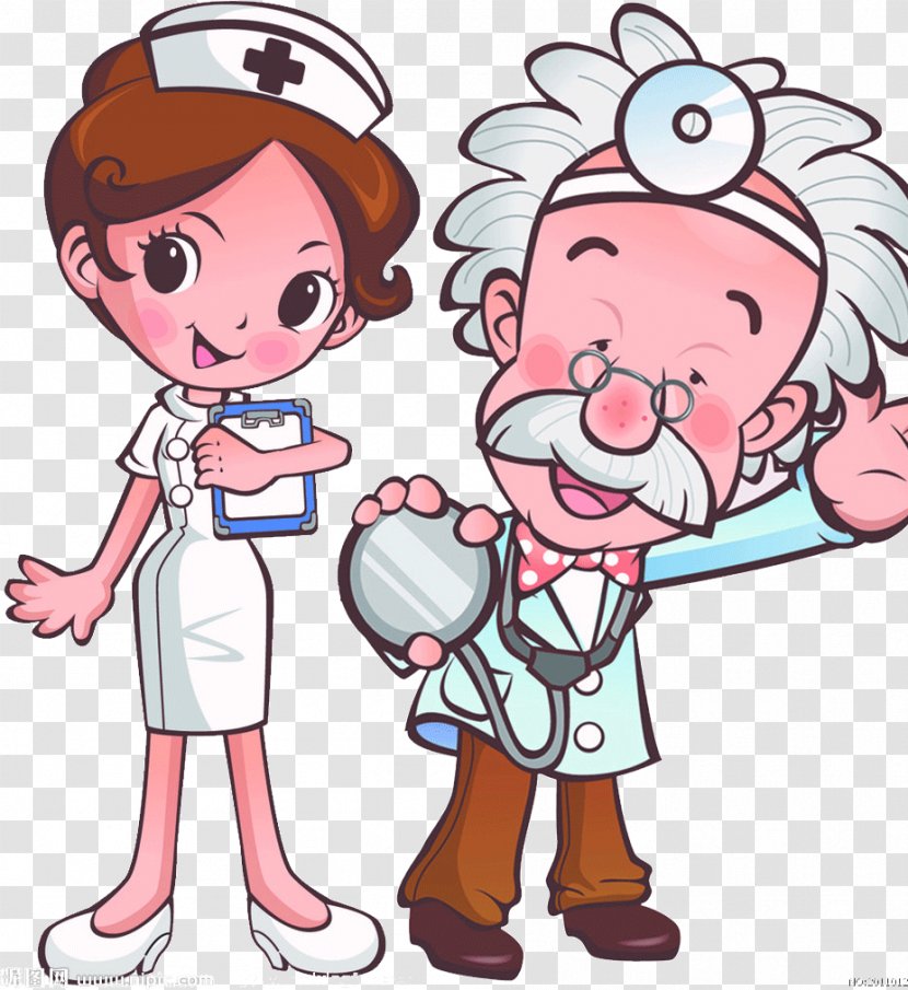 Physician Cartoon Nurse - Frame - Doctors And Nurses Transparent PNG