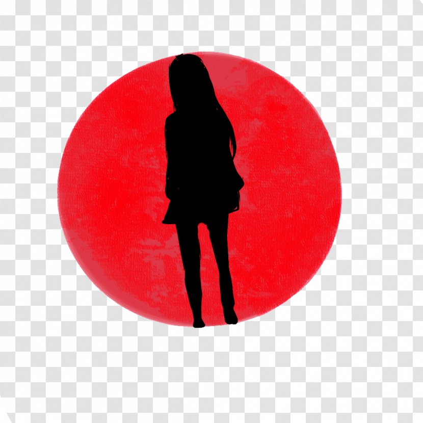 Silhouette Circle - Red Transparent PNG