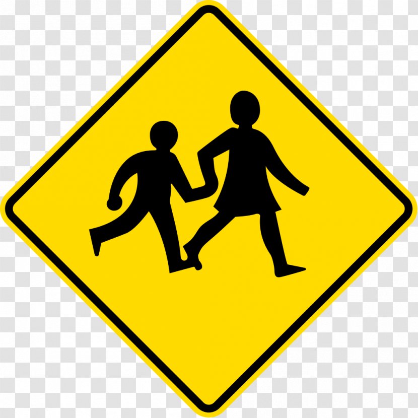 Warning Sign Pedestrian Crossing Safety Traffic - Text - Level Transparent PNG