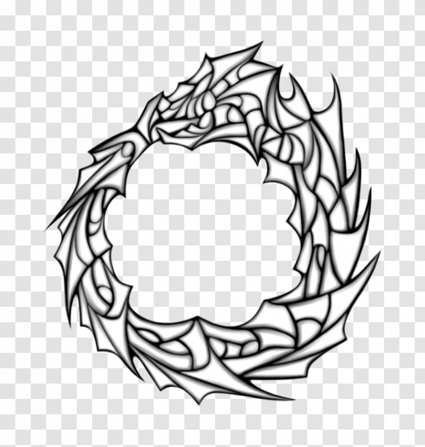 Leaf White Line Art Tree Clip - Black And - Roman Mythology Transparent PNG