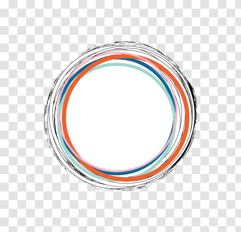 Color - Frame Line - Hand Colored Border Transparent PNG