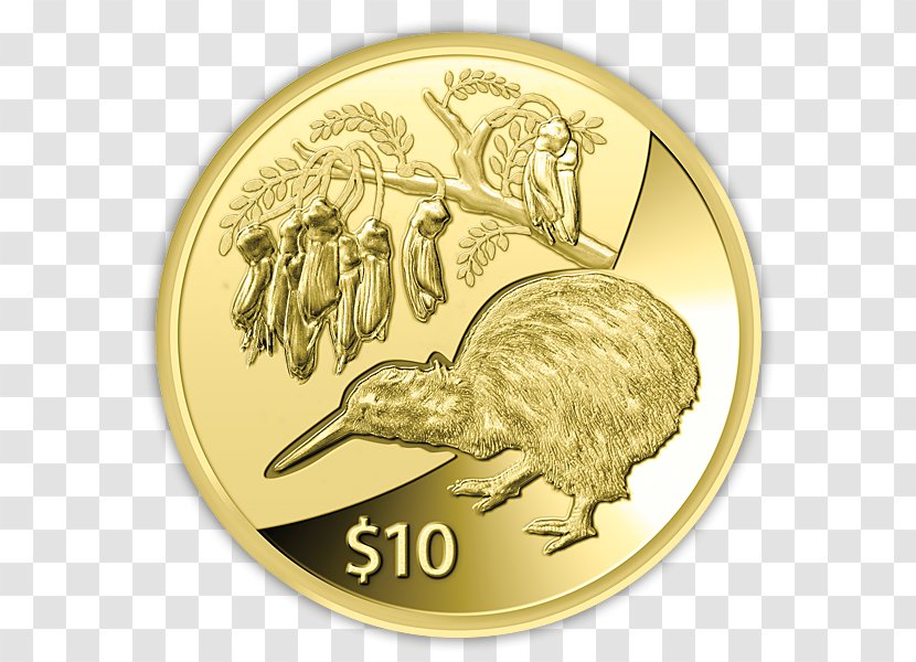 New Zealand Dollar Perth Mint Coin Silver - Ounce - Gold Transparent PNG