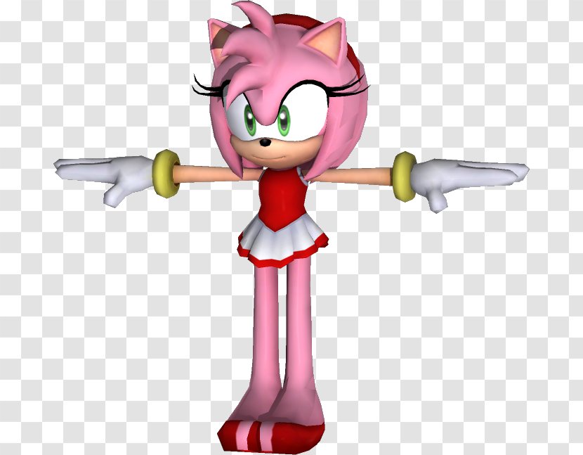 Amy Rose Sonic The Hedgehog Ariciul Sega Gymnastics - Team - Hand Transparent PNG