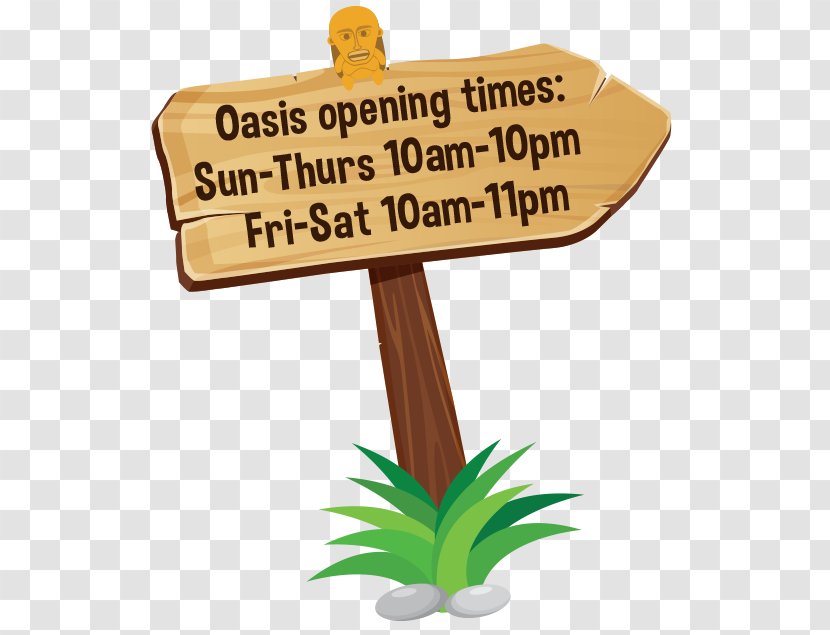 Oasis Fun Bournemouth Signage Logo Treehouse Family Play Centre - Text - Opening Time Transparent PNG