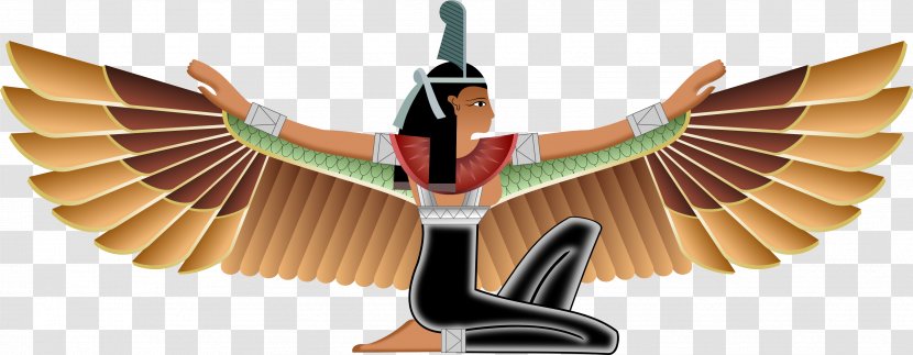 Maat Color Symbol Egyptian - Bird - Gods Transparent PNG
