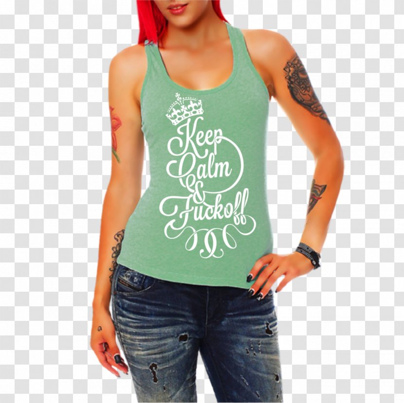 T-shirt Top Woman Clothing Sleeveless Shirt - Watercolor Transparent PNG